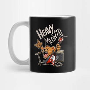 Heavy Meowtal Vintage Mug